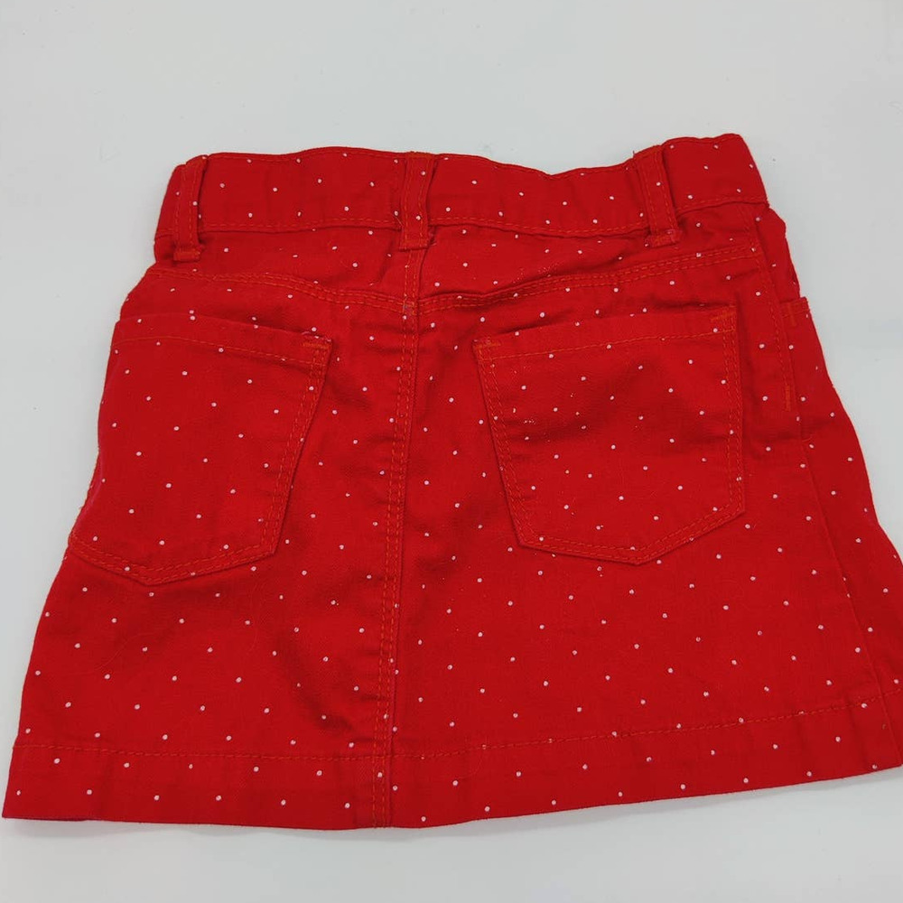 Girls 4T Cute Little Red Skirt With White Polka Dots Old Navy Size 4 Little Girl - Picture 5 of 5
